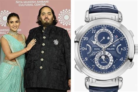 patek philippe worn by anant ambani|anant ambani collection.